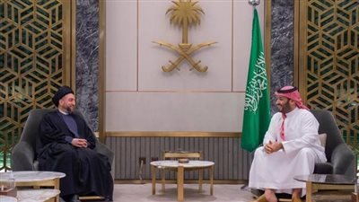 ولي العهد السعودي يستقبل زعيم تيار الحكمة في العراق عمار الحكيم