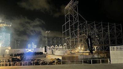  العلمين الجديدة ينهي استعداداته لحفل عمر خيرت غدا الجمعة