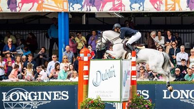 نائل نصار يفوز ببطولة الجائزة الكبرى بايرلندا فى إنجاز جديد للفروسية المصرية