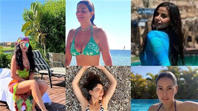 بين المايوه والبوركيني.. فنانات يشعلن صيف 2022 بإطلالاتهن الجذابة
