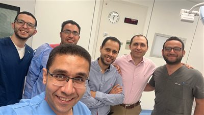 نجاح فريق مناظير بجامعة حلوان بإجراء استئصال ورم عن طريق 