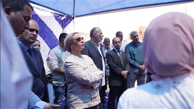 وزيرة البيئة تفتتح محطة معالجة للصرف الصناعي بطاقة تصميمية 