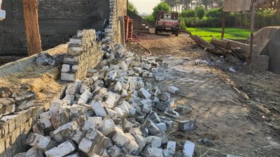 إزالة تعديات على أراضي أملاك دولة وزراعية ومخالفات بناء بالجيزة