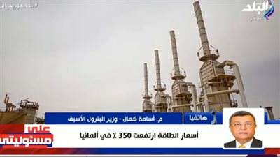 وزير البترول الأسبق: أسعار الطاقة ارتفعت 350% بألمانيا (فيديو)