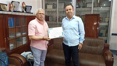 رئيس مياه المنوفية يكرم فريق سلامة المياه