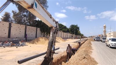  محافظ بورسعيد يتفقد رفع كفاءة المرحلة الأولى لمنفذ الجميل