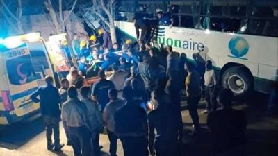 تفاصيل اصطدام أتوبيس الهرم بسيارة ملاكي ومصرع وإصابة 13 شخصا