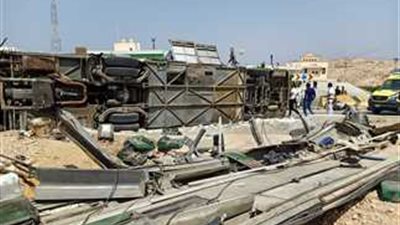 التفاصيل الكاملة حول حادث انقلاب أتوبيس الجلالة