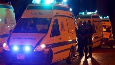 إصابة 8 أشخاص فى حادث انقلاب سيارة ميكروباص بسوهاج