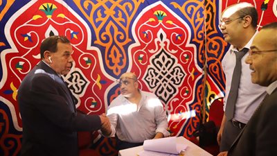 القائم بأعمال النقيب يتفقد اللجان وسير العملية الانتخابية في انتخابات المحامين (صور) 