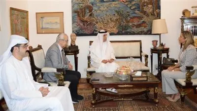 وزيرة الثقافة تلتقي وفد الهيئة العربية للمسرح