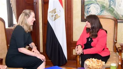 سها جندي تستقبل نائب المدير العام للمنظمة الدولية للهجرة للإدارة والإصلاح