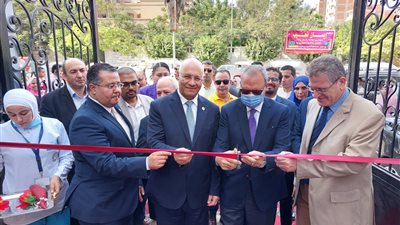 افتتاح أعمال التطوير والتوسعة بقسم الاستقبال والطوارئ بمستشفيات بنها الجامعية
