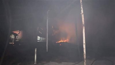 إصابة 8 بحريق مخزن شيبسي في الدقهلية 