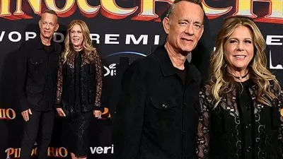 توم هانكس يحتفل بالعرض الخاص لفيلم Pinocchio