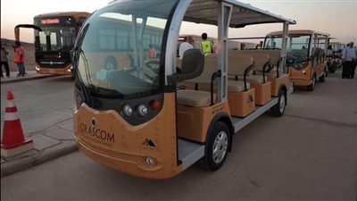 تعرف على وسيلة النقل الجديدة للزوار في منطقة الأهرامات بالجيزة