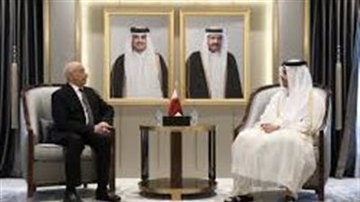 وزير خارجية قطر يجتمع بعقيلة صالح في الدوحة 
