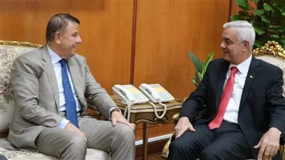 عادل مبارك يستقبل رئيس جامعة عين شمس
