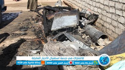 بسبب ماس كهربائي.. السيطرة علي حريق منزل بدار السلام بسوهاج (صور)