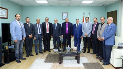 رئيس الطائفة الإنجيلية يستقبل رئيس مجمع المثال وعميد اكسبلورنيشنز للدراسات اللاهوتية
