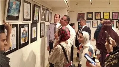 معرض فنون تشكيلية وورش فنية للأطفال بثقافة القليوبية