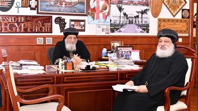 البابا تواضروس يستقبل الأنبا ميخائيل