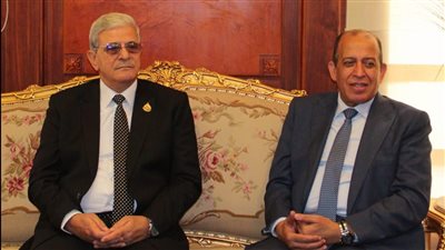 بحضور لفيف قضائي.. رئيس النيابة الإدارية يستقبل المستشار محمد عبد المحسن