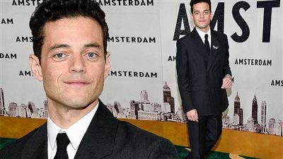 رامي مالك يشارك في الاحتفال بالعرض الخاص لفيلم Amsterdam