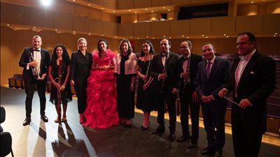 وزيرة الثقافة تشهد حفل السوبرانو أميرة سليم بأوبرا تيرانا