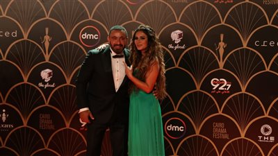 من مهرجان القاهرة للدراما.. أحدث ظهور لأحمد السقا على السجادة الحمراء
