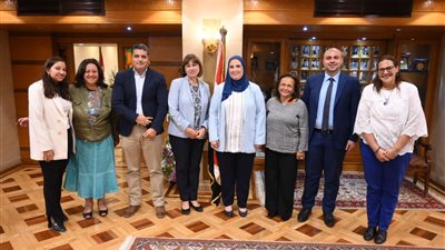 وزيرة التضامن تلتقي المنسق المقيم للأمم المتحدة في مصر لبحث التعاون