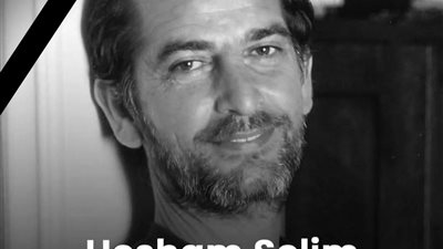 الحزن يخيم على سليمان عيد وبشرى في جنازة الفنان هشام سليم 