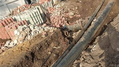 مياه المنوفية للفجر.. الانتهاء من تصليح الماسورة المكسورة وستعود المياه تدريجيا 