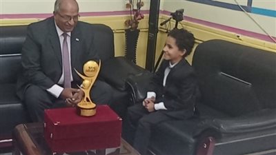 طالب من بني سويف يفوز بجائزة الدولة للمبدع الصغير