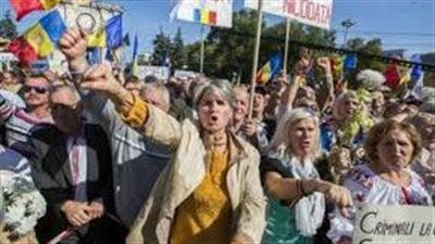 مظاهرة في عاصمة مولدوفا وسط مطالبات باستقالة قيادة البلاد