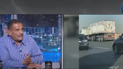 سائق التريلا: السائق المتهور اعترض ميكروباص به 14 راكبا.. 