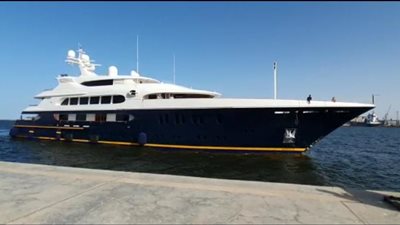 ميناء بورسعيد السياحي يستقبل اليخت الإنجليزي 