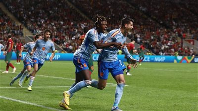 شاهد أهداف مباراة منتخب إسبانيا ضد البرتغال في دوري الأمم الأوروبية