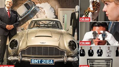 سيارة جيمس بوند تطرح للبيع بالمزاد