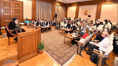 تفاصيل لقاء البابا تواضروس مع خدام أسقفية الخدمات وشركاء التنمية