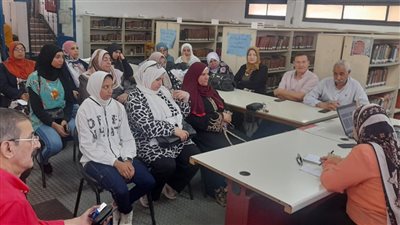 ثقافة الغربية تستعرض مشروعات مصر القومية في محاضرة تثقيفية بدار كتب طنطا