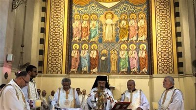 بطريرك الأقباط الكاثوليك يترأس قداس الذكرى الخمسين لالتحاق الأب وليم سيدهم بالرهبنة