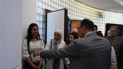 الفجر ترصد جولة تفقدية لرئيس جامعة حلوان داخل الحرم 