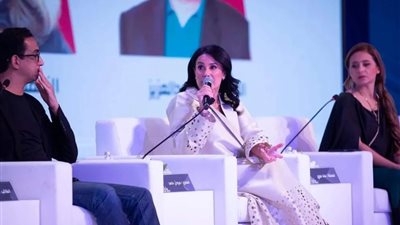 هند صبري في أحدث ظهور لها خلال فعاليات معرض الرياض الدولي للكتاب 2022