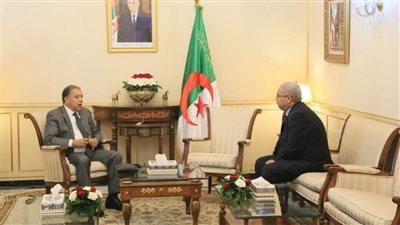 رئيس مجلس الأمة الجزائري يستقبل شريف الجبلي 