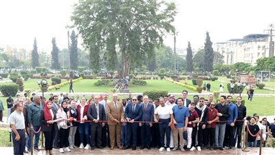 جامعة المنصورة تفتتح ساحة الشعوب للطلاب الوافدين بها