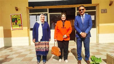 سلومة يتفقد مدارس إدارة 6 أكتوبر التعليمية 