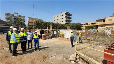 رئيس مياه المنوفية يتفقد المشروعات الممولة من البنك الدولي والآسيوي