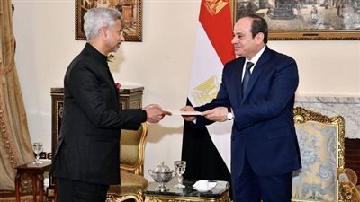 عاجل.. السيسي يستقبل وزير خارجية الهند 