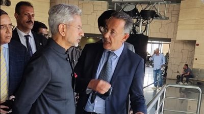 وزير خارجية الهند يزور المتحف القومي للحضارة المصرية 